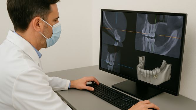 Tomografía dental y planificación quirúrgica
