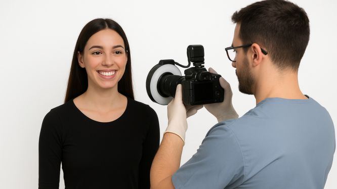 Fotos extraorales en odontología