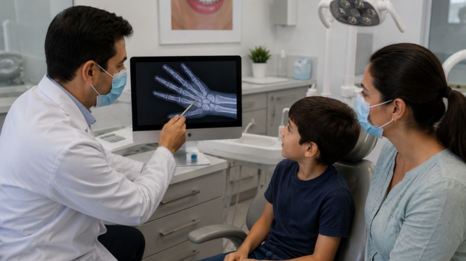 Radiografía Carpal: ¿Qué es, para qué sirve y por qué es TAN importante en ortodoncia y crecimiento infantil?