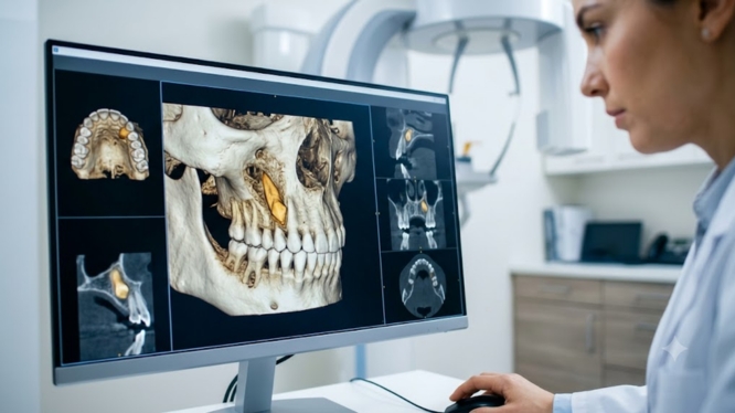 Cone Beam dental para caninos retenidos: el estudio que permite planificar un tratamiento más preciso