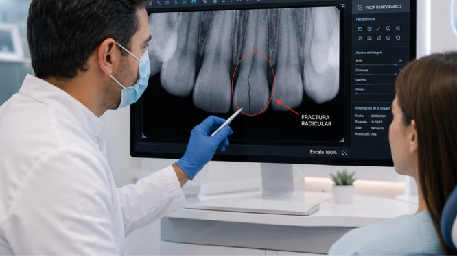 Radiografía dental en pacientes con traumatismos: qué lesiones puede detectar antes de iniciar el tratamiento